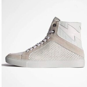 Zadig & Voltaire White High-Top Sneakers
